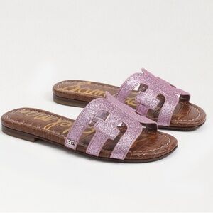 Sam Edelman Kids Bay Slide Sandals Sparkling Pink Size 13 Girly